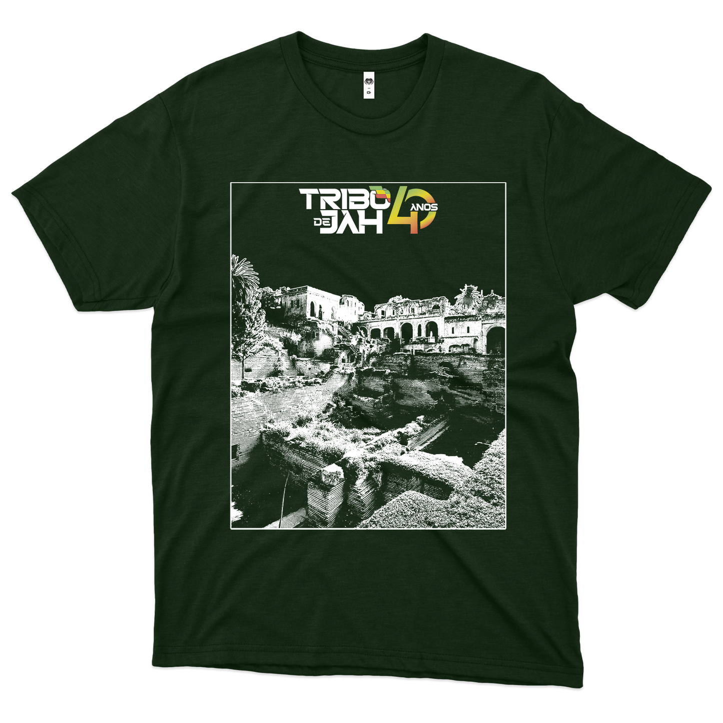 Tribo de Jah (Camiseta Verde Floresta) - Ruínas da Babilônia