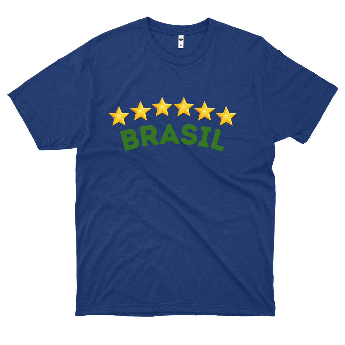 Heart (Camiseta Azul Royal) - Brasil I