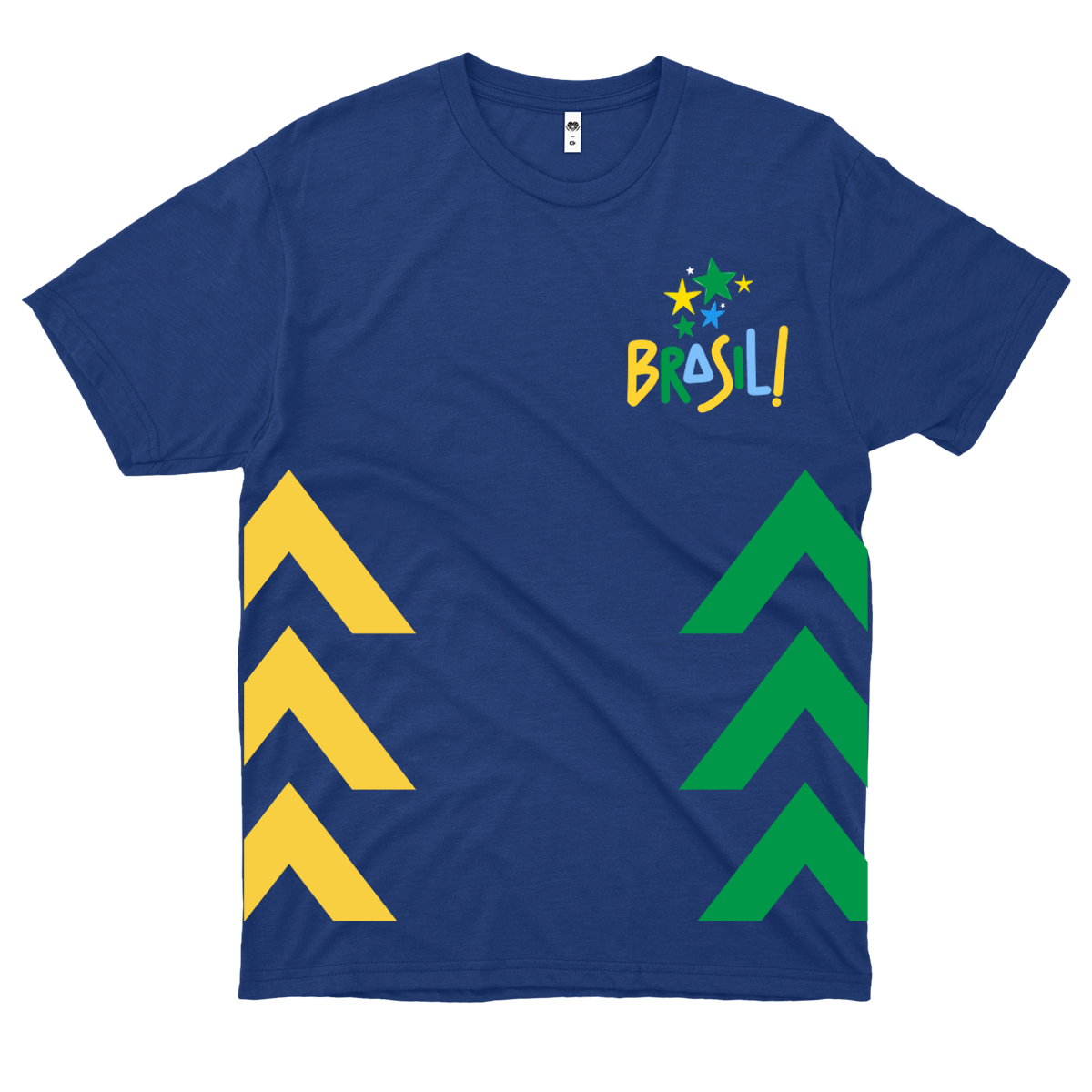 Heart (Camiseta Azul Royal) - Brasil VIII