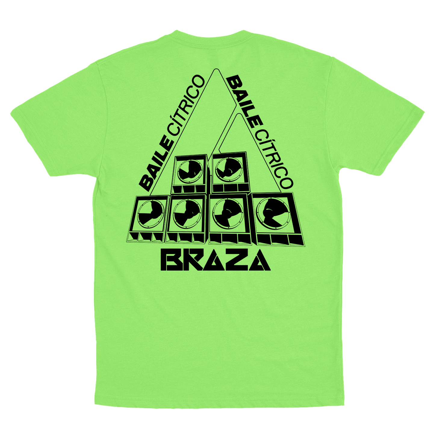 Braza (Camiseta Verde Neon) - Baile Cítrico