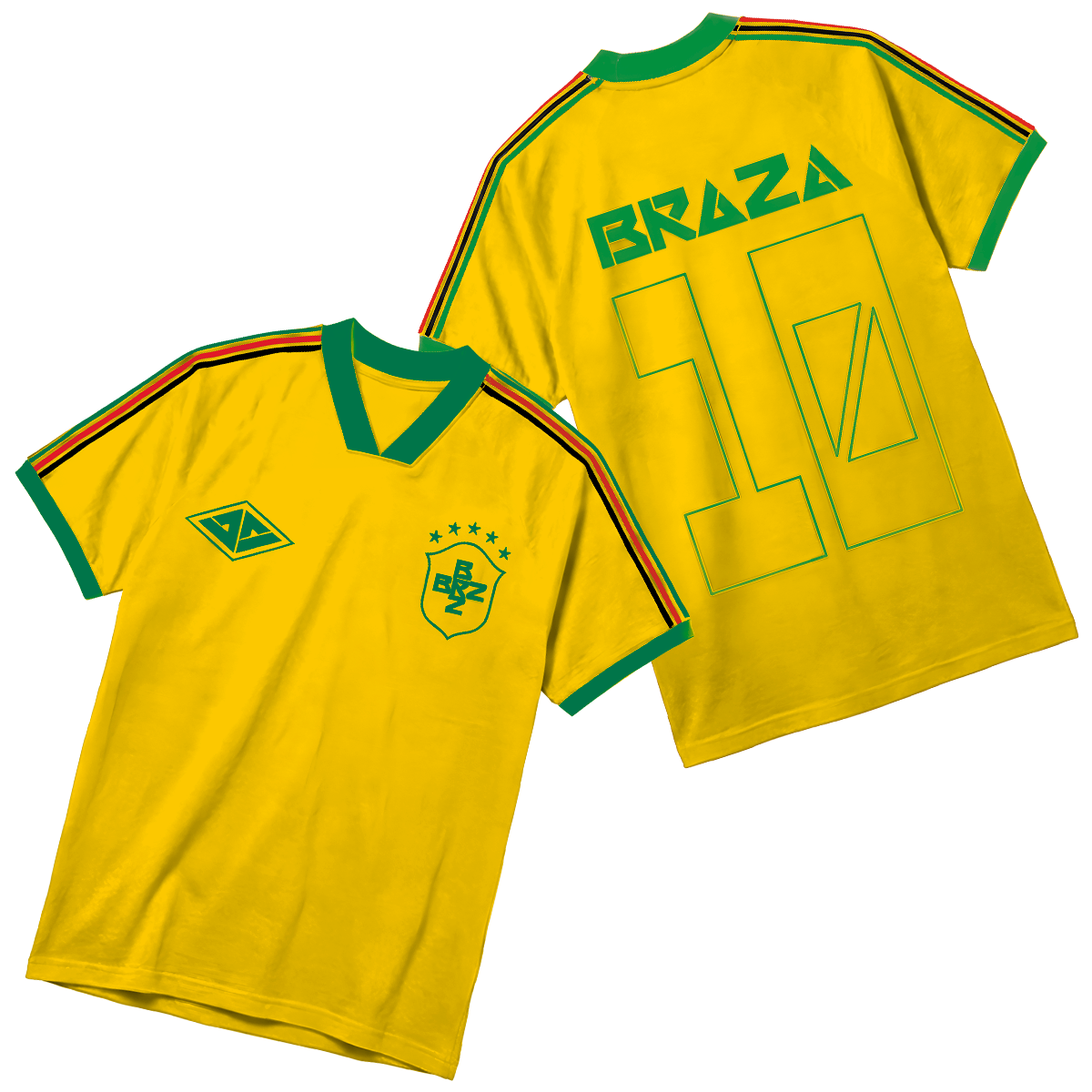 Braza (Camiseta Amarela) - Futebol