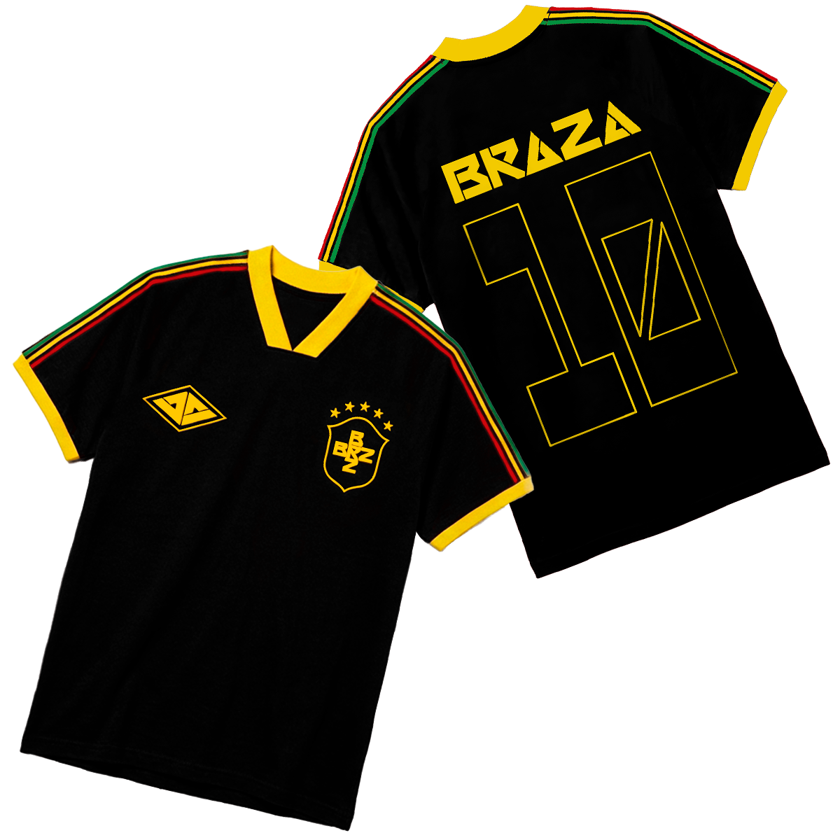 Braza (Camiseta Preta) - Futebol