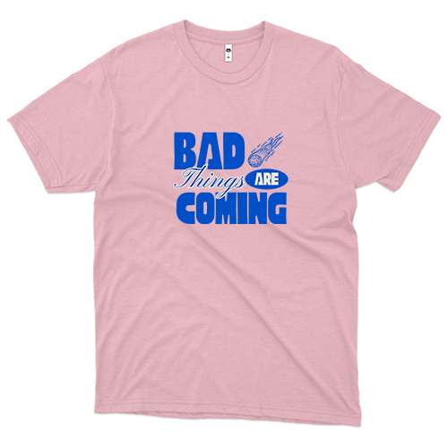 Heart (Camiseta Rosa Bebê) - Bad Things Are Coming
