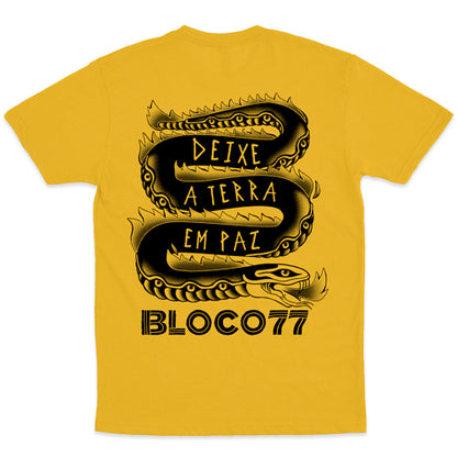 Bloco 77 (Camiseta Amarela) - Deixe a terra em Paz