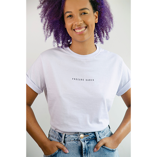 Bloco Explode Coração (Camiseta Branca)  - Procure Saber