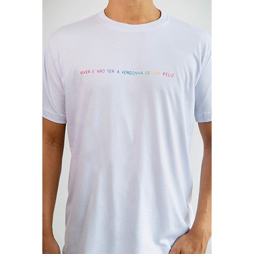 Bloco Explode Coração (Camiseta Branca)  - Viver Feliz