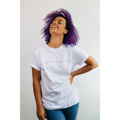 Bloco Explode Coração (Camiseta Branca)  - Viver Feliz