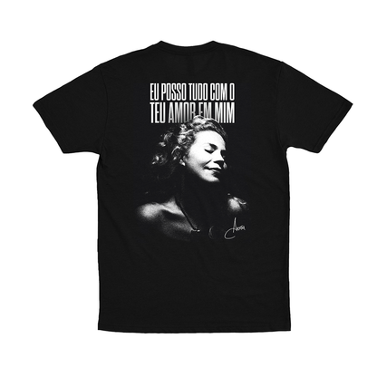 Aretha (Camiseta Preta) - Posso Tudo II