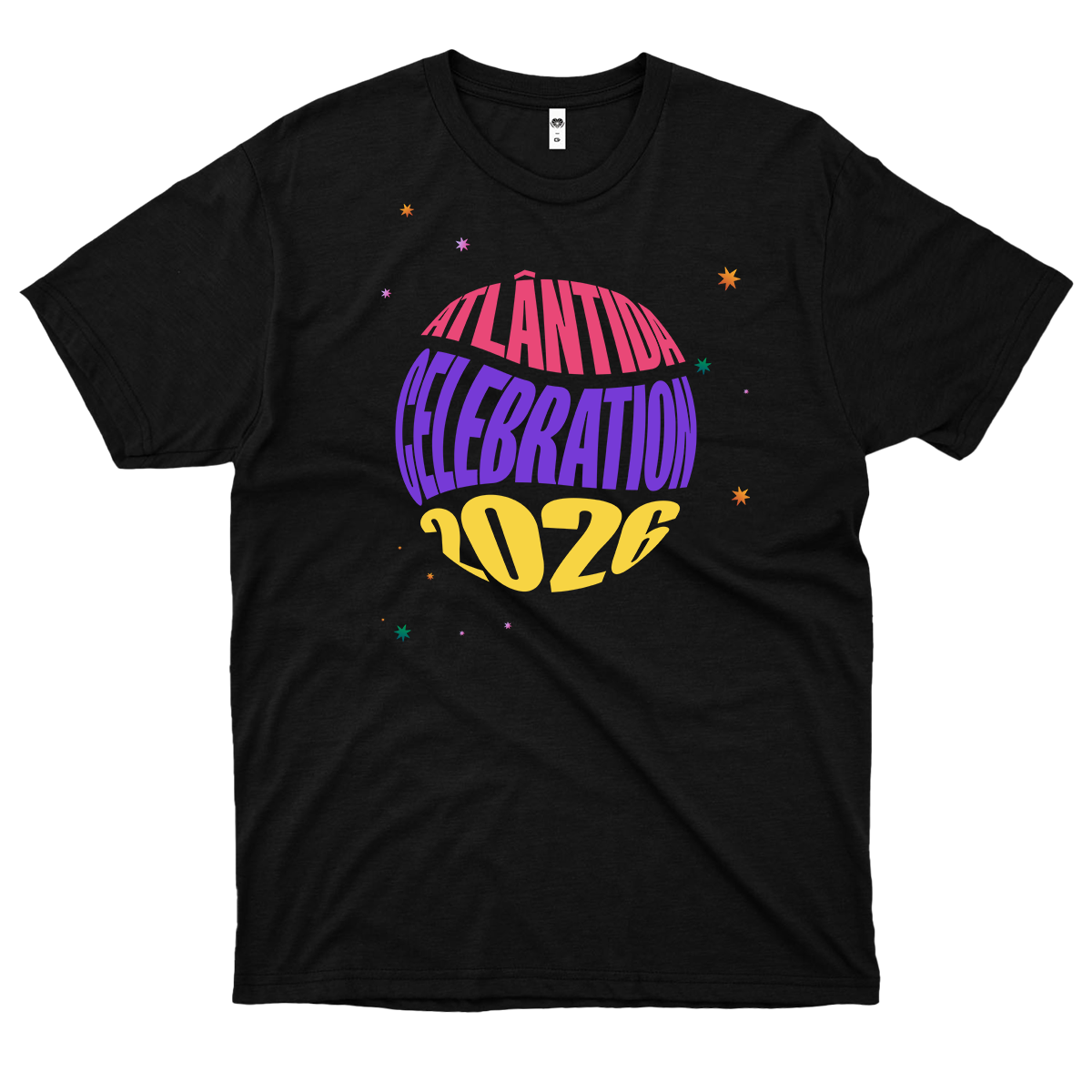 Atlântida Celebration (Camiseta Preta) - I