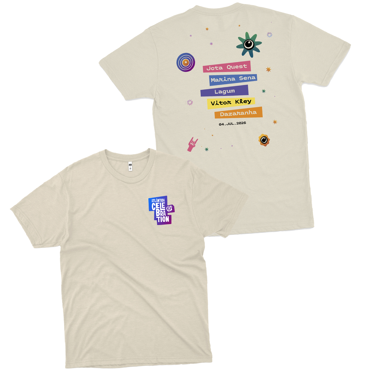 Atlântida Celebration (Camiseta Off White) - II