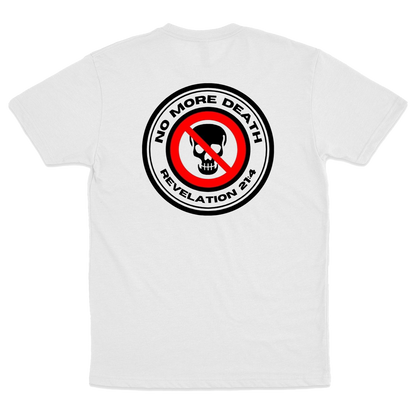No More Death (Camiseta Branca)  - Logo Pequeno