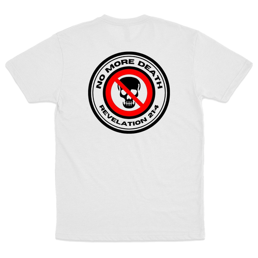 No More Death (Camiseta Branca)  - Logo Pequeno