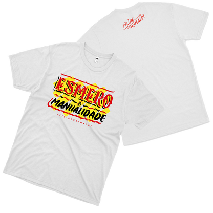 Filipe Grimaildi (Camiseta Branca) - Esmero e Manualidade