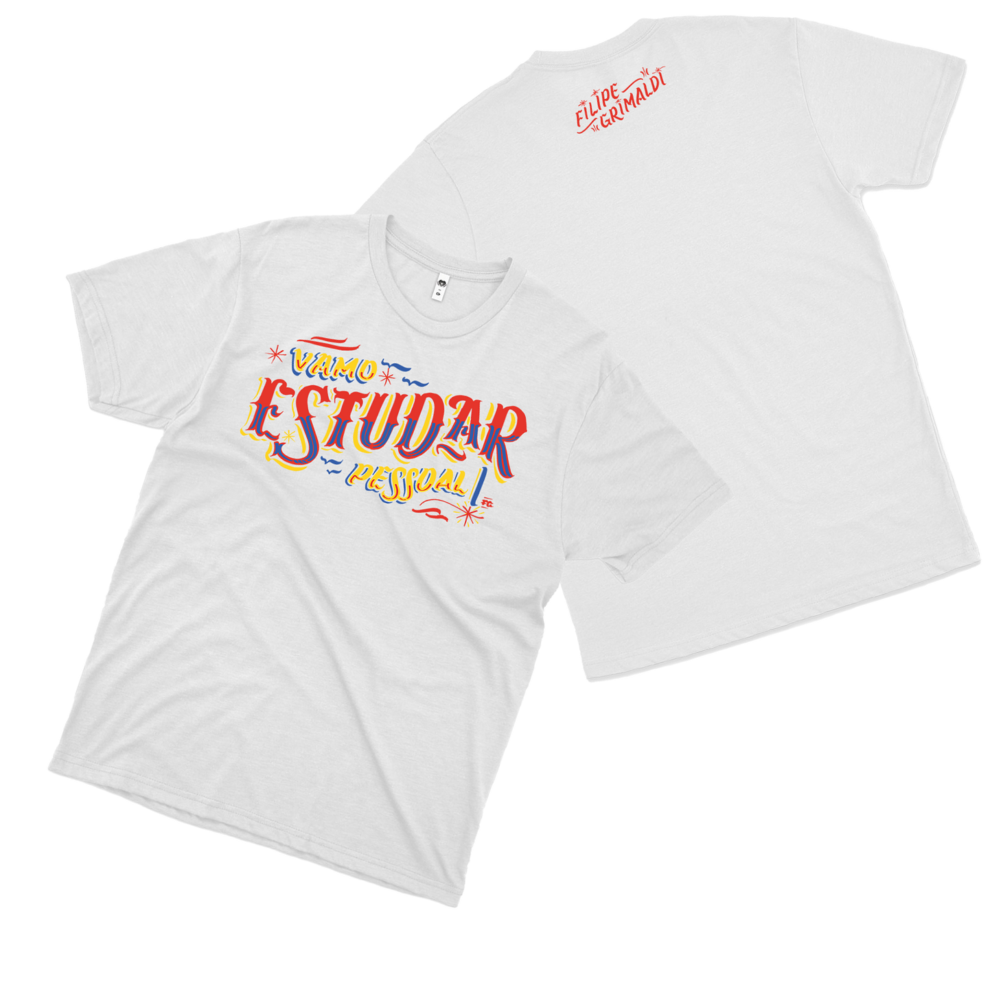 Filipe Grimaildi (Camiseta Branca) - Vamos Estudar