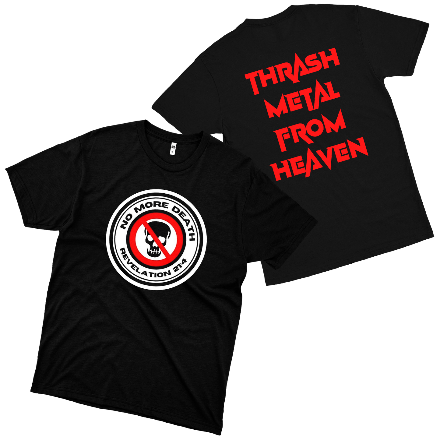No More Death (Camiseta Preta) - Thrash Metal From Heaven