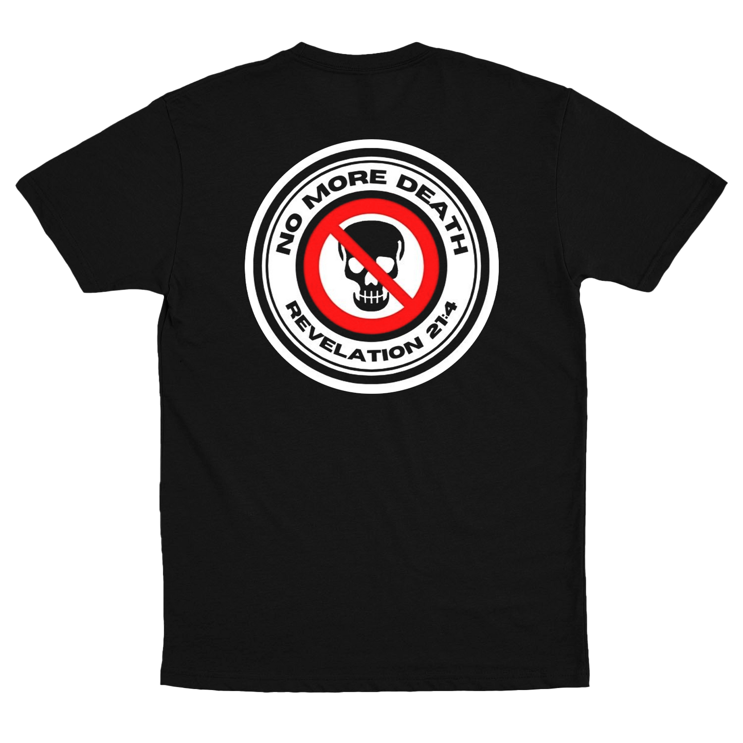 No More Death (Camiseta Preta) - Logo Pequeno