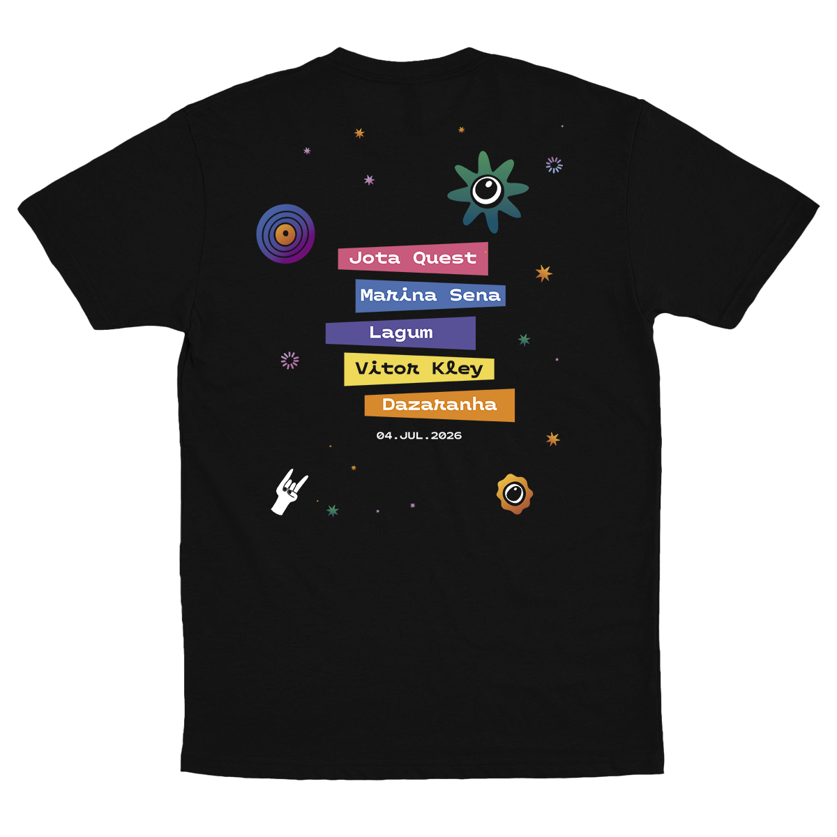Atlântida Celebration (Camiseta Preta) - II