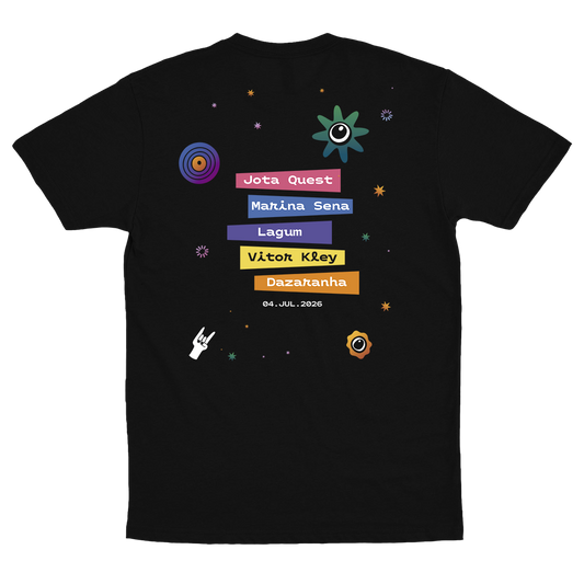 Atlântida Celebration (Camiseta Preta) - II
