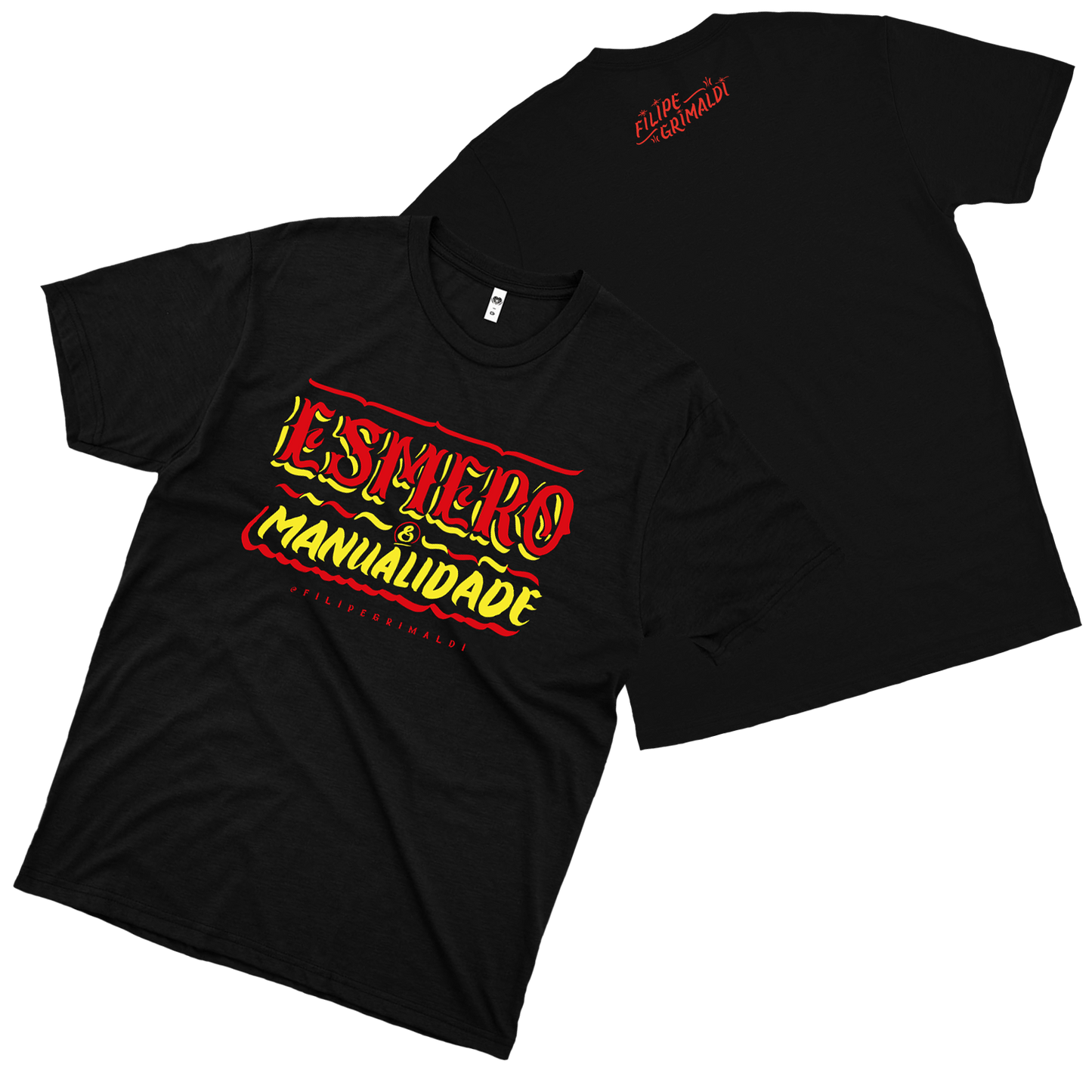 Filipe Grimaldi (Camiseta Preta) - Esmero e Manualidade