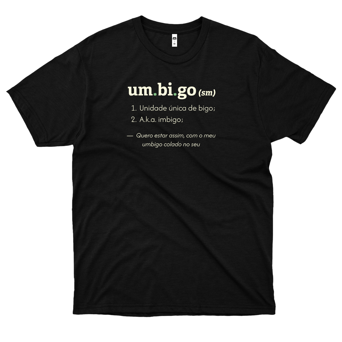 Melton Sello (Camiseta Preta)  - Umbigo