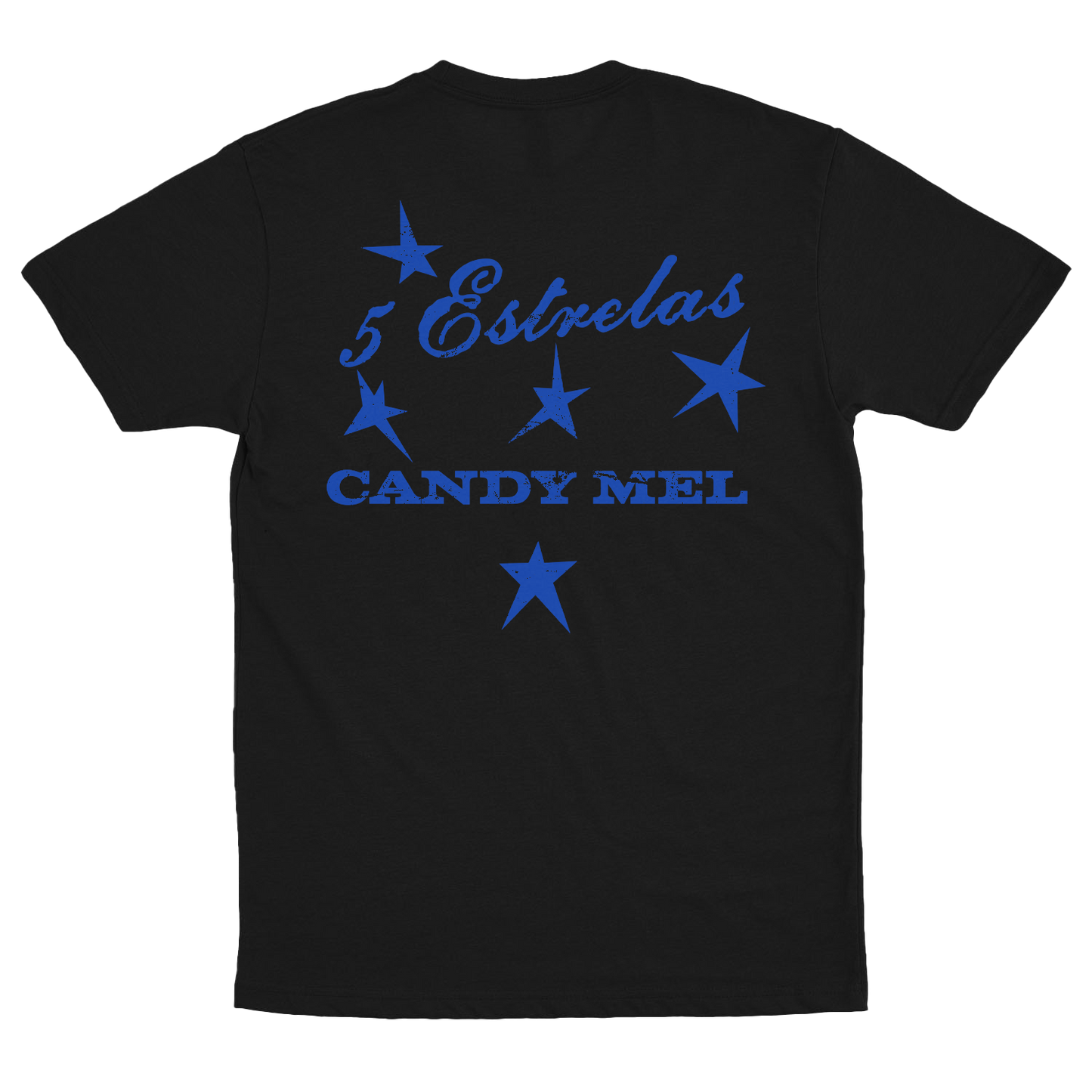 Candy Mel (Camiseta Preta) - Estrelas II