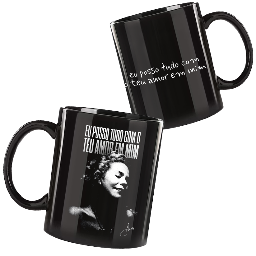 Aretha (Caneca Preta) - Posso Tudo
