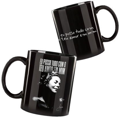 Aretha (Caneca Preta) - Posso Tudo