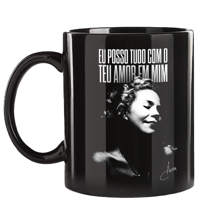 Aretha (Caneca Preta) - Posso Tudo