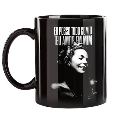 Aretha (Caneca Preta) - Posso Tudo