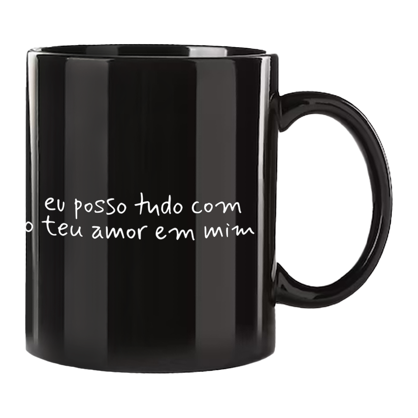 Aretha (Caneca Preta) - Posso Tudo