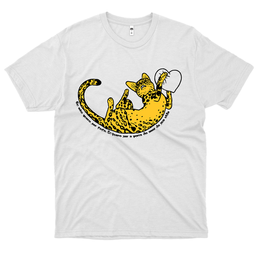 Chico César (Camiseta Branca) -Gato Coração