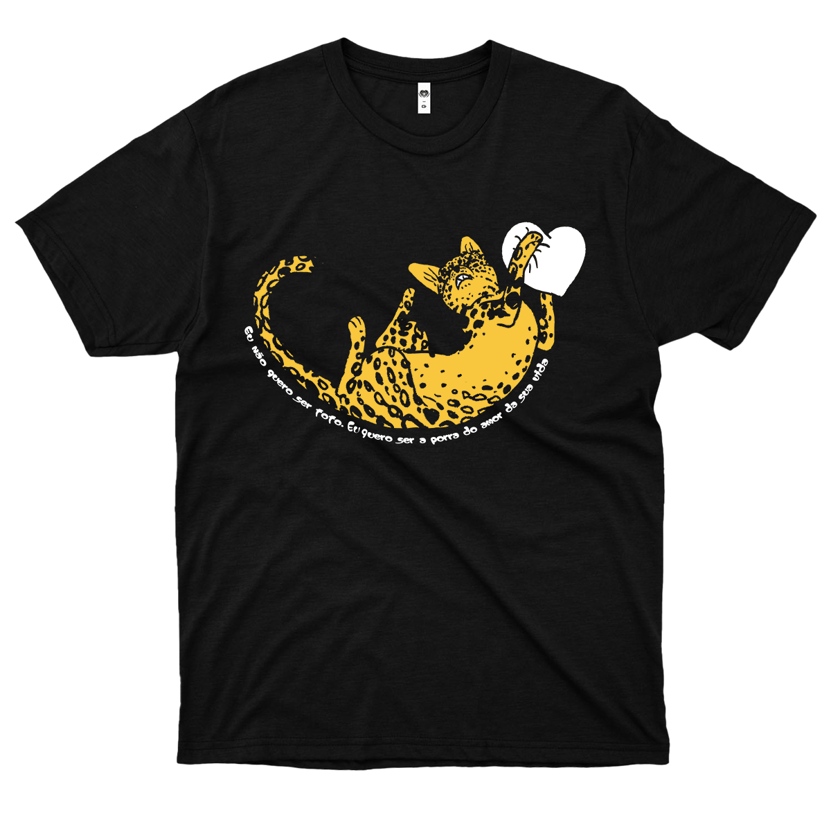 Chico César  (Camiseta Preta) - Gato Coração