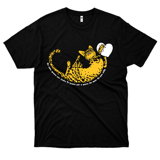 Chico César  (Camiseta Preta) - Gato Coração