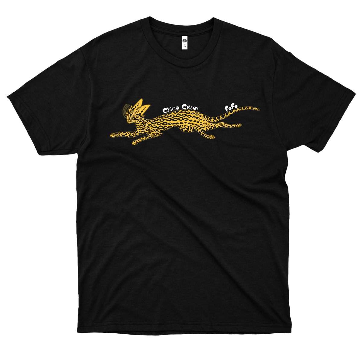 Chico César  (Camiseta Preta) - Gato Fofo
