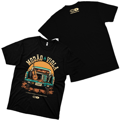 Continental (Camiseta Preta) - Modão de Viola