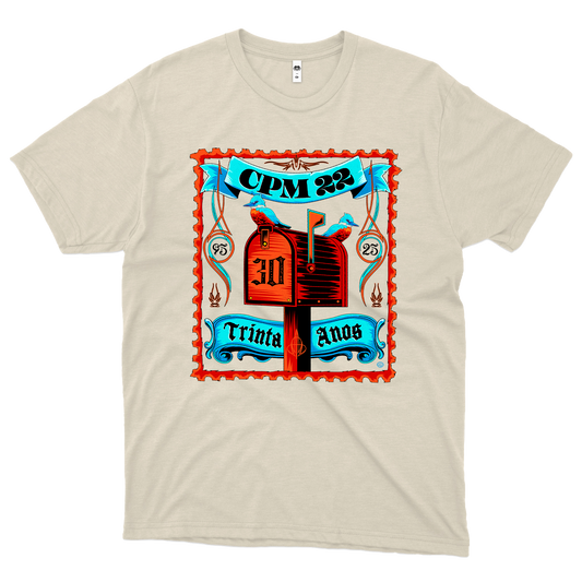 CPM 22 (Camiseta Off-White) - 30 Anos