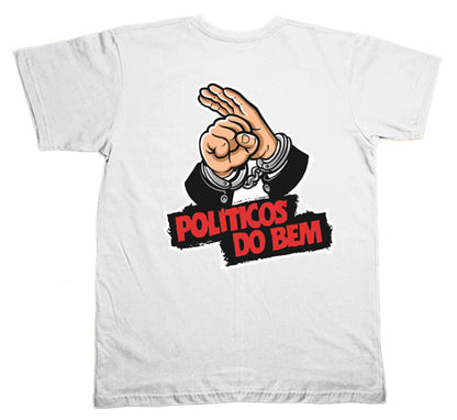 Políticos do Bem (Camiseta) - Desenho Pequeno