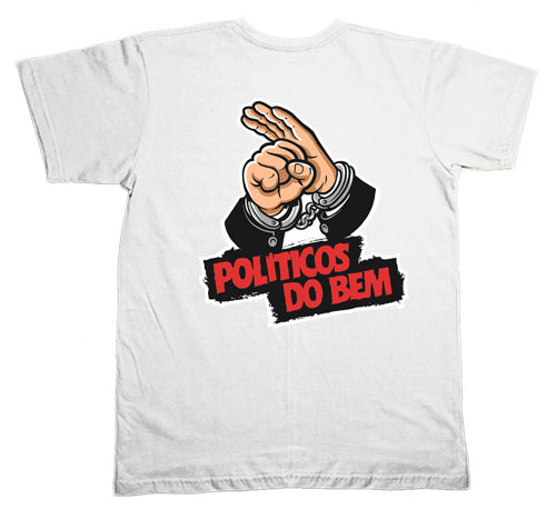 Políticos do Bem (Camiseta) - Logo Pequeno