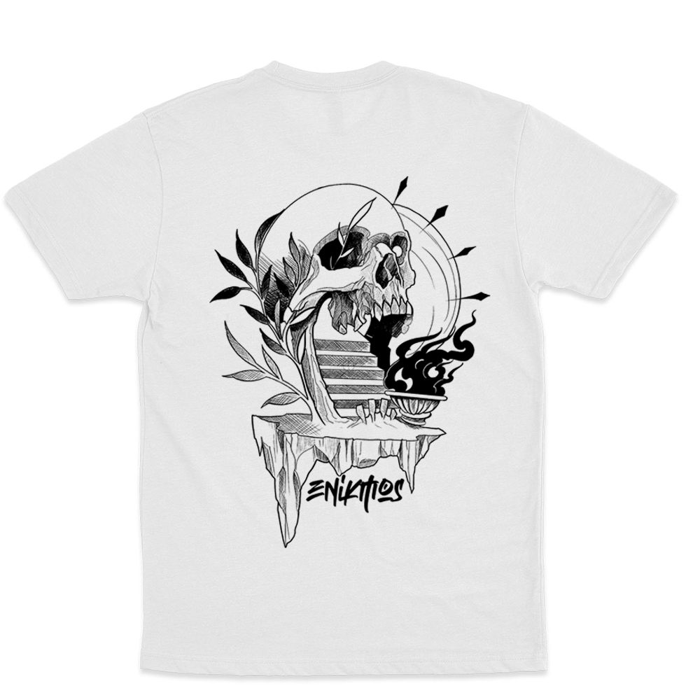 Enikmos (Camiseta Branca)  - Caveira