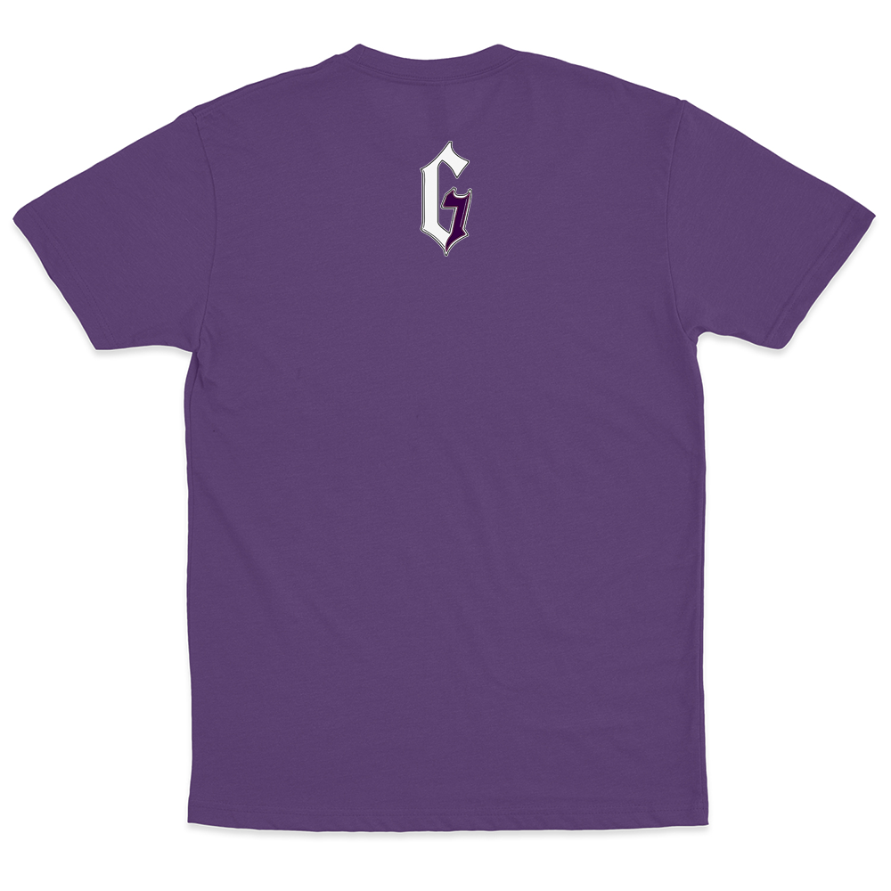 Gibber (Camiseta Roxa)  - Logo Grande