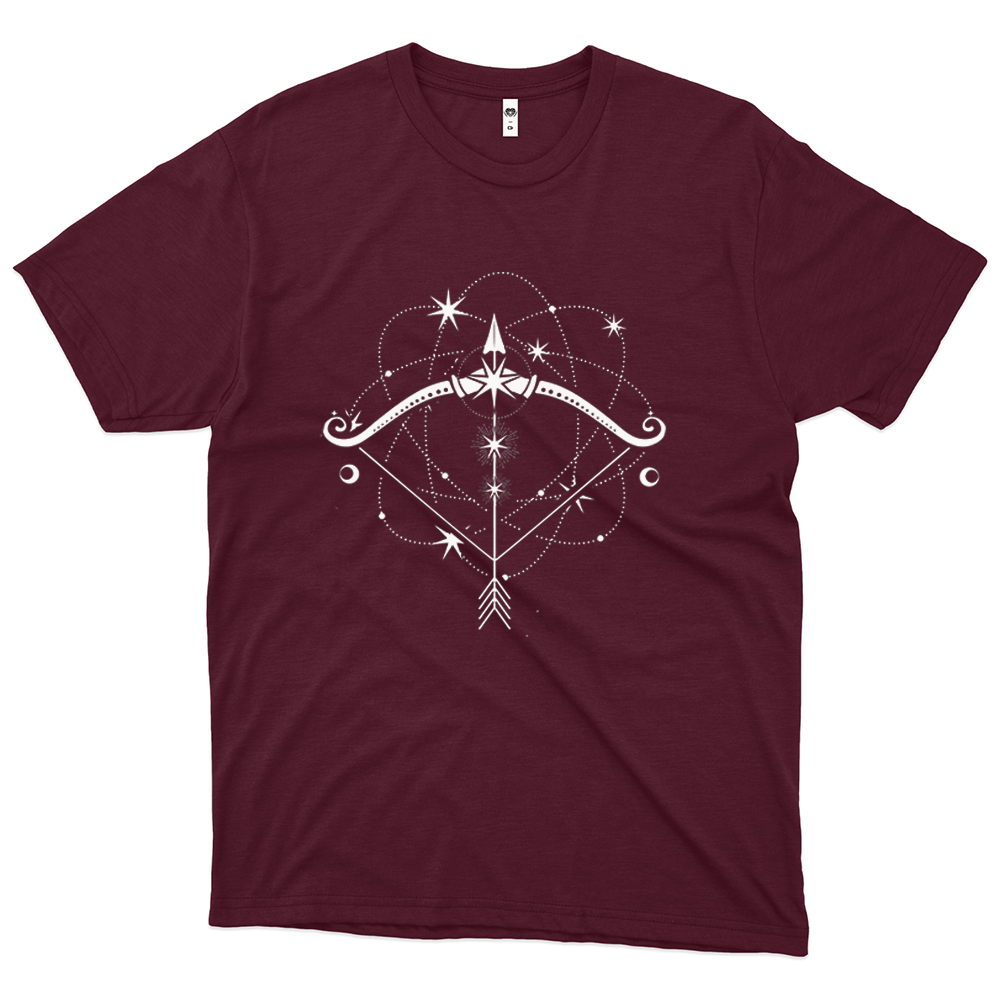 Heart (Camiseta Bordô) - Signos Sagitario