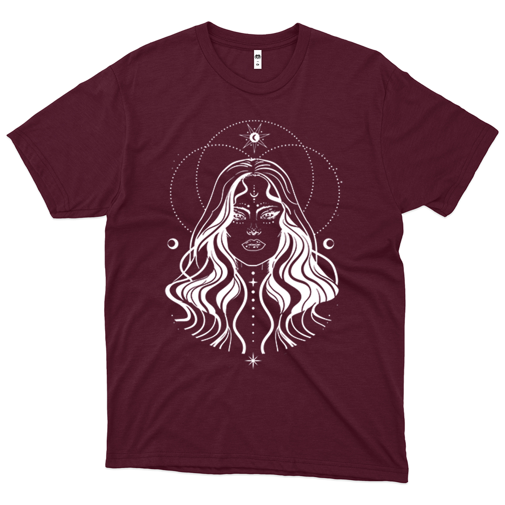 Heart (Camiseta Bordô) - Signos Virgem
