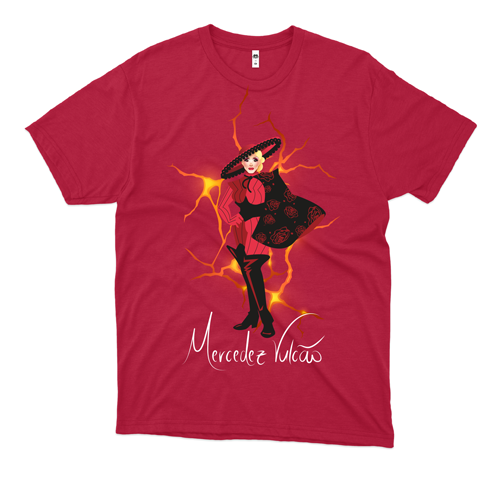 Mercedez Vulcão (Camiseta Vermelha) - Erupção A