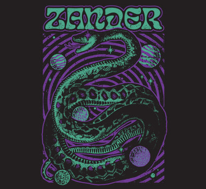Zander - Moletom Preto - Serpent