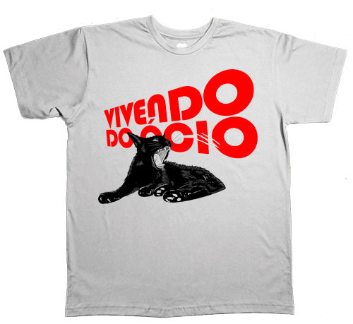 Vivendo do Ócio (Camiseta) - Gato