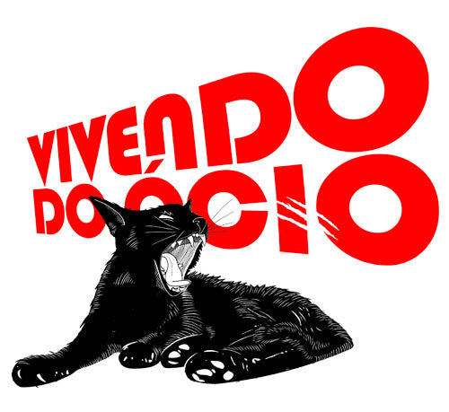 Vivendo do Ócio (Camiseta) - Gato