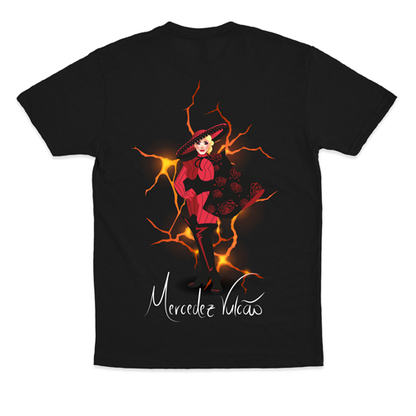 Mercedez Vulcão (Camiseta Preta) - Erupção