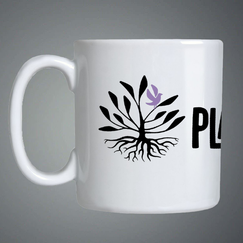 Planta e Raiz (Caneca Branca) - Logo