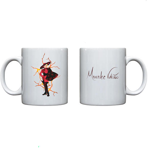 Mercedez Vulcão (Caneca Branca) - Erupção