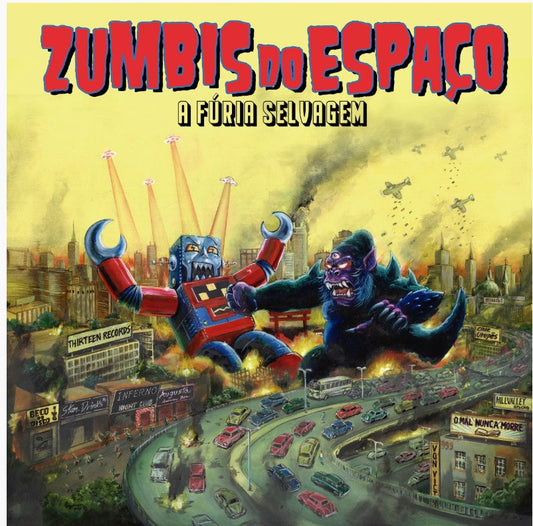 Zumbis do Espaço - A FÚRIA SELVAGEM - CD DIGIFILE